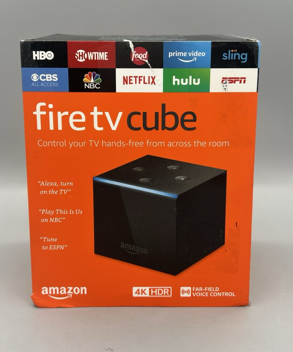 Fire TV Cube Hands-Free with Alexa and 4K Ultra HD Streaming