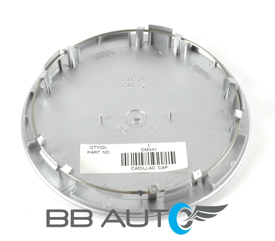 NUEVO CADILLAC DEVILLE SEVILLE ELDORADO DTS PLATA 16" 17" TAPA CENTRAL CUBO RUEDA Foto 3 de 4