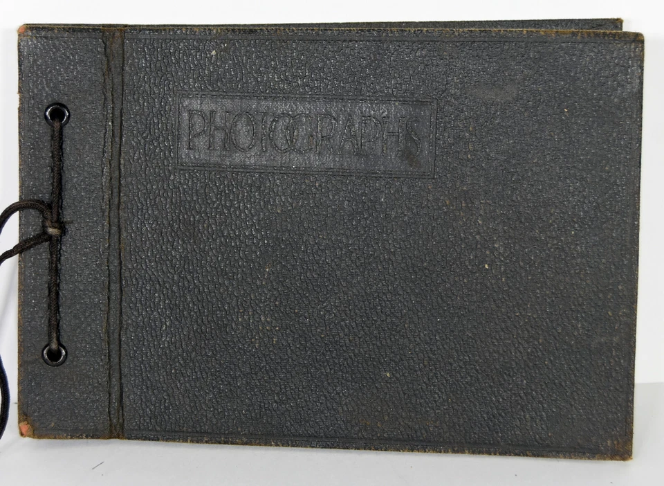 Álbum de fotos antiguo PA Conneaut Lake Pennsylvania enfermera mascotas caballos mujeres Foto 2 de 4