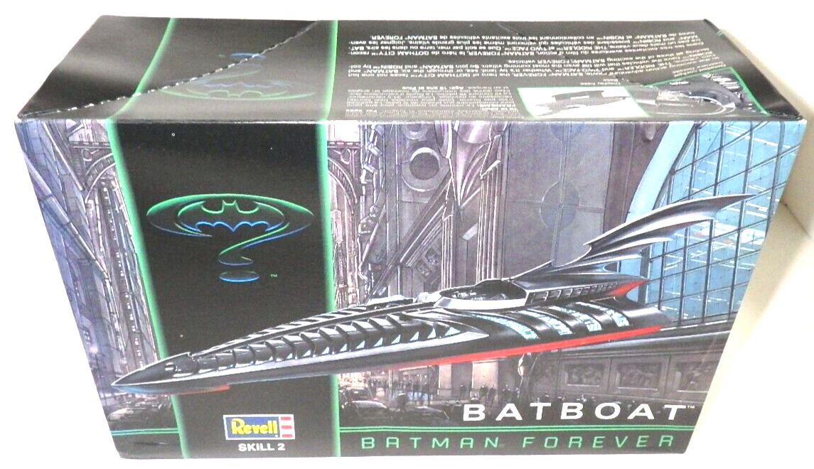 Revell Batman Forever Batboat 1:25 Model Kit 6722 DC Comics 1995 ...