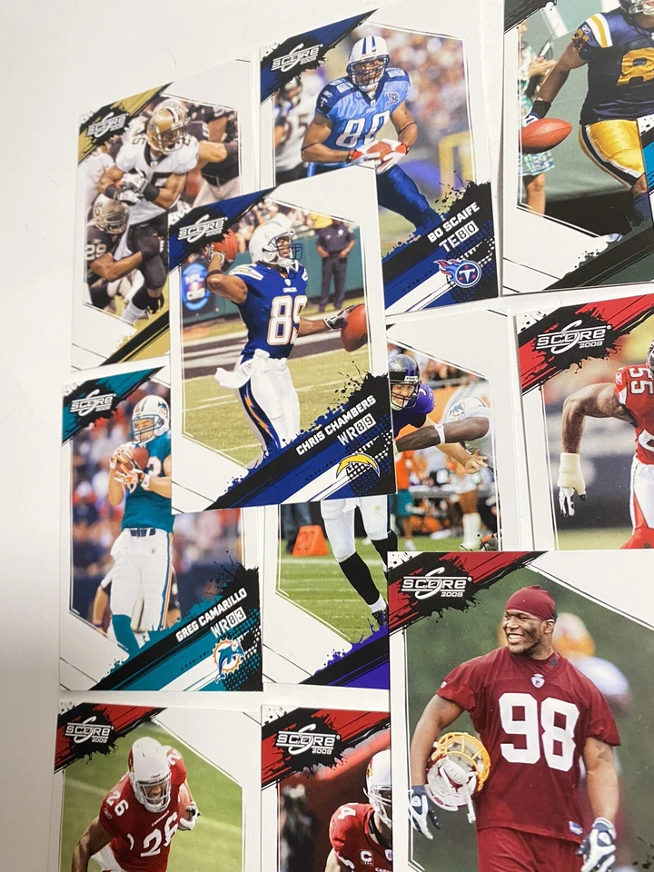 2009 Score Football NFL 15 Card TEAM lot clean cards Reggie Bush DonRuss - Image 4 of 4