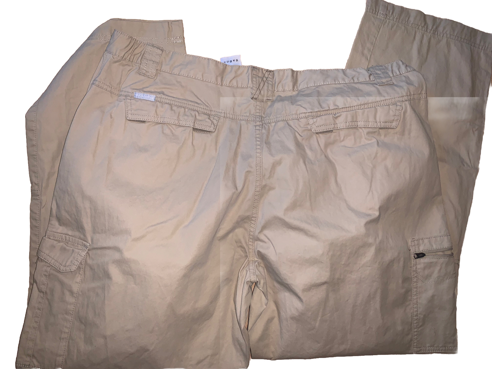 Columbia Men’s Khaki Cargo Pants Hiking Outdoor Size … Gem