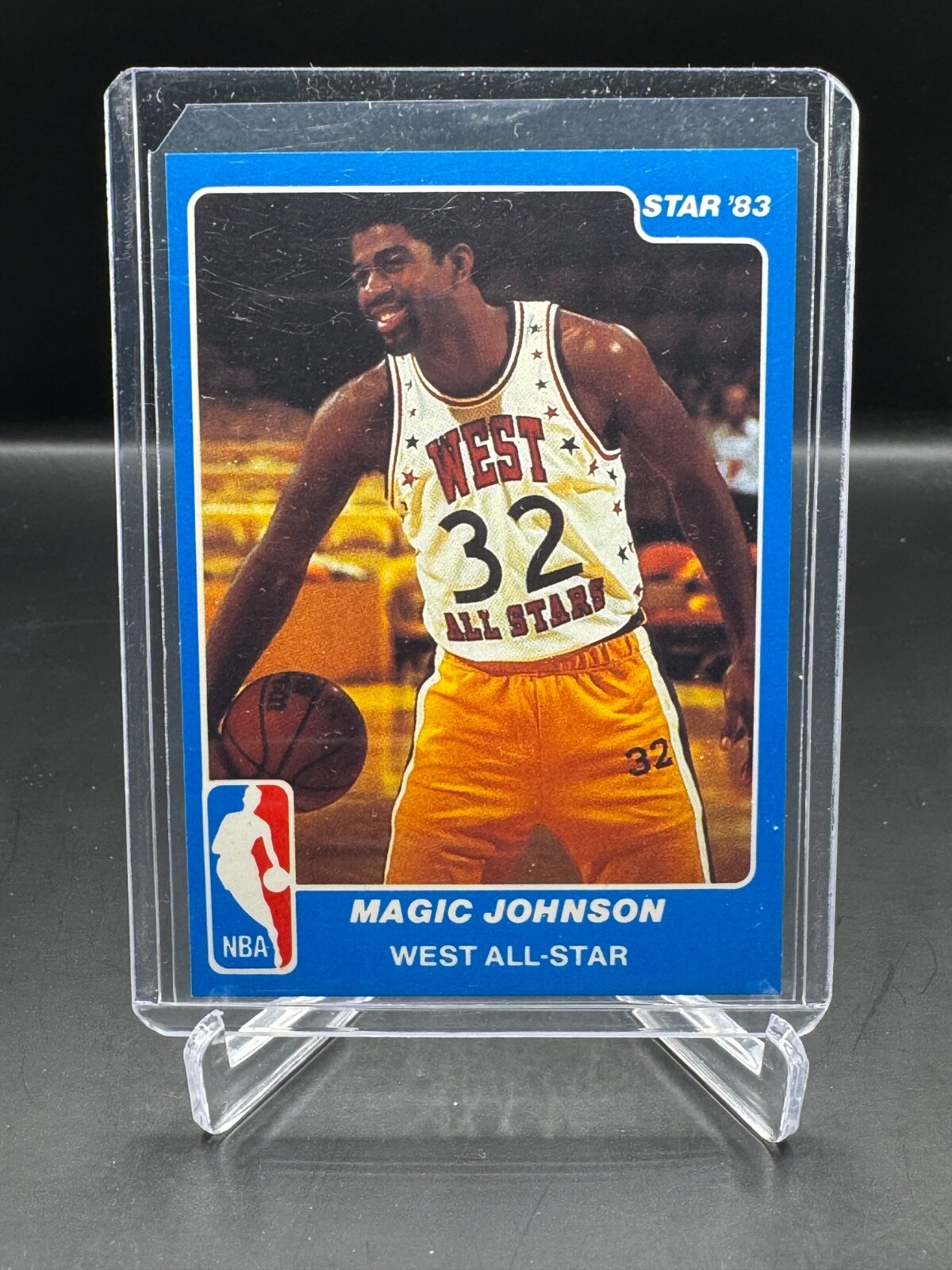 1983 STAR ALL STAR GAME!  MAGIC JOHNSON!  NM+!  #18