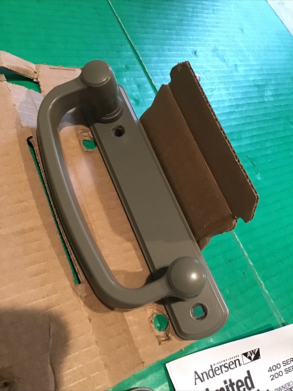 Andersen® Gliding Patio Door Hardware Stone Albany Complete Trim Set