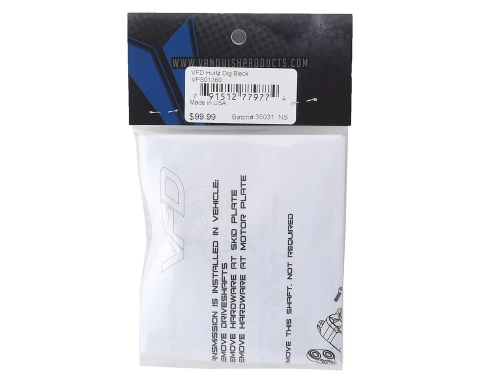 Vanquish Products VS410 Pro Aluminum VFD Hurtz Shifter 3-Position Dig VPS01360 - Image 2 of 2