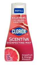 Clorox Scentiva Disinfecting Mist Refill, Grapefruit & Orange Blossom, 16 Fl. Oz