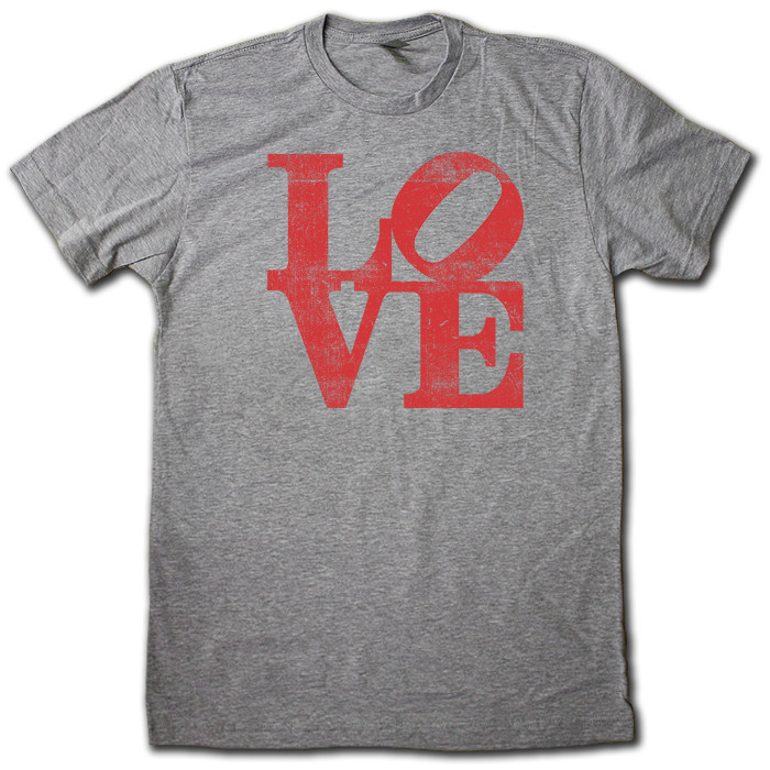 LOVE Park Urban PHILLY Skater T-Shirt • City of Brotherly Love