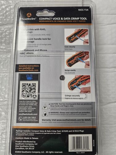 Southwire RJCC-T1K Compact Voice & Data Crimp Tool - Picture 3 of 3