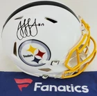 Juju Smith-Schuster Signed Pittsburgh Steelers Flat White AUTHENTIC Helmet w/COA