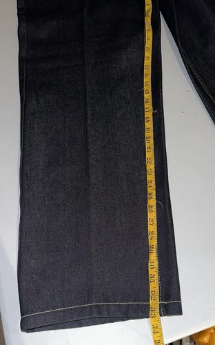 Vintage Y2K SouthPole Jeans Very Baggy Wide Leg Gold Label Dark Raw Denim 36x33 - Picture 19 of 19
