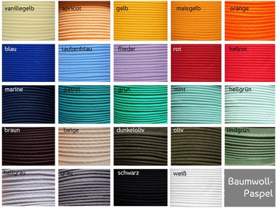 5 m Paspelband Baumwolle 0,76 /m Paspel Biese Kantenband Kederband Biesenband