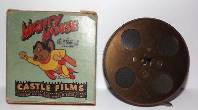 Vintage Mighty Mouse 16MM Black & White ''Eliza On Ice'' Castle Films Movie #775