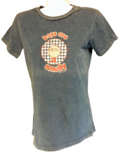 Womens Juniors David Goliath Boys Are Smelly Distressed Blue Tee T-Shirt