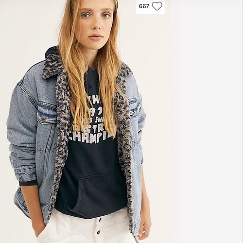 Wild Ones Sherpa Trucker Jacket Medium 