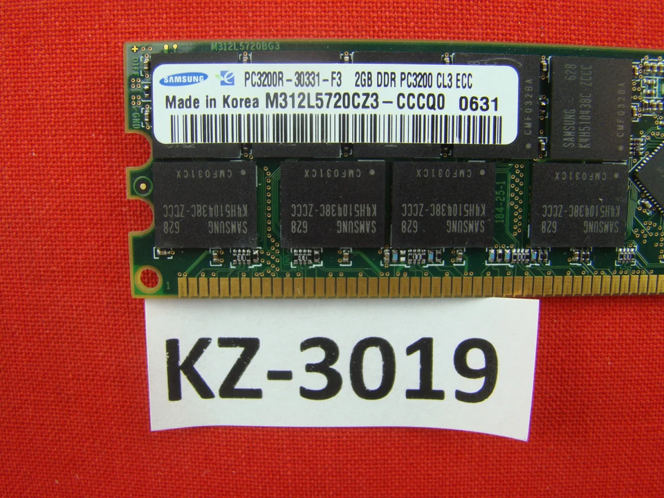 2GB HP 373030-851 Samsung M312L5720CZ3-CCCQ0 PC3200R 2GB DDR ECC #KZ-3019 - Image 2 of 2