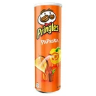 12 x PRINGLES POTATO TUBE TO PAPRIKA TASTE 165gr ORANGE CRISPS CHIPS PARTY