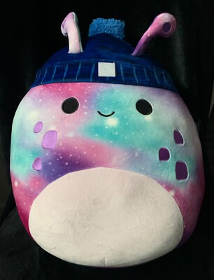 Squishmallows 16'' ''RARE'' DAXXON THE ALIEN with Beanie and Galaxy Background