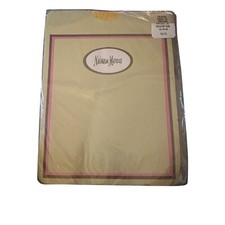 Vintage Neimun Marcus Knee High Yellow Opaque Nylon ONE SIZE Fits 8.5-11 New