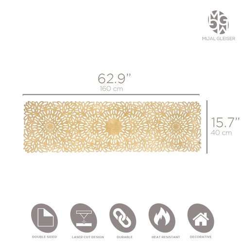 Corredor de mesa de doble cara Mijal Gleiser corte láser resistente al calor - Imagen 19 de 60