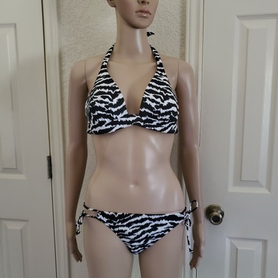 victoria secret zebra bikini
