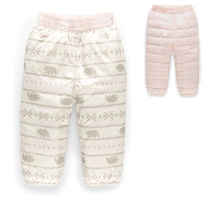 NEW THE NORTH FACE Infant Reversible Perrito Jogger Pant Purdy Pink