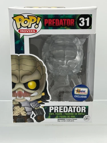 Funko Pop! Movies Predator No. 31 Predator (Translucent, Open Mouth) Gemini NIB