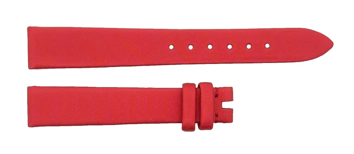 Chopard 14mm x 12mm Red Satin Leather Women display picture 2