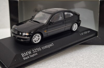 BMW 3-Series 325 Ti Compact (E46) 2000 Black 1:43 Minichamps