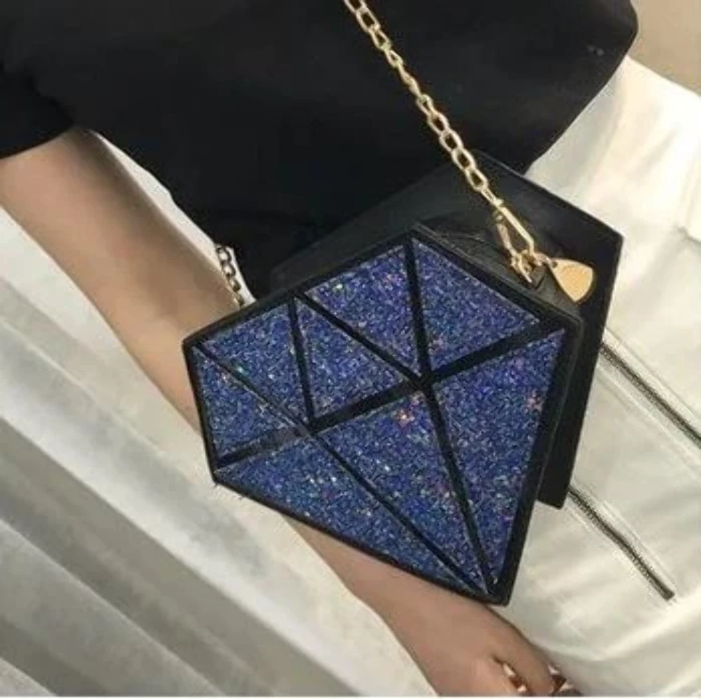 Real diamond purse sale