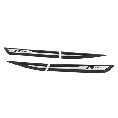 Original VW Touran II MQB R-Line Schriftzug Set Emblem Kotflügel links + rechts - Bild 1 von 4