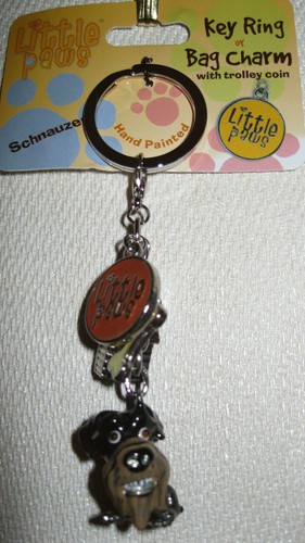 LITTLE PAWS KEYRING/BAG CHARM - ASSORTED DOG BREEDS - PLEASE CHOOSE - BRAND NEW - Picture 13 of 20