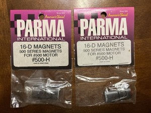 Parma - 500H - Motor Magnets 16-D (2 pr) 1/24 Slot Car