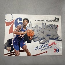 2025-26 Topps Basketball Clutch City Prospects VJ Edgecombe CC-3
