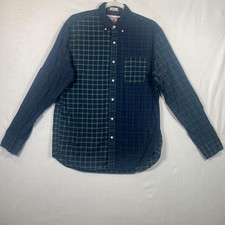 J.Crew Broken-In Oxford Organic Cotton Plaid Button Down Shirt Classic Fit S-Med