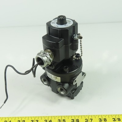 Norgren F1012C-P1 1/4'' NPT Pneumatic Poppet Solenoid Valve 120V 50/60Hz 150PSI