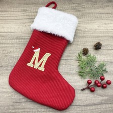Weihnachtssocken Geschenktasche Bestickt Gestrickt Socken -Top -Breite 15 Cm