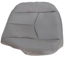 Driver Side Bottom Replacement Leather Seat Cover 922 Light Compatible Gray