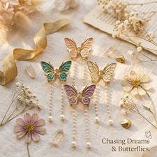 Newly Arrived Butterfly design hair claw for girls and womens 2 pcs 