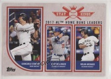 2018 Topps Big League Stat Kings Trio Giancarlo Stanton Nolan Arenado #301 0w8f