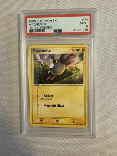 Magnemite graded PSA 9 for sale on eBay