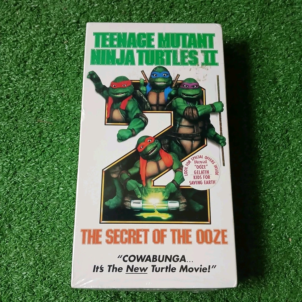 TEENAGE MUTANT NINJA TURTLES II: THE SECRET OF THE OOZE VHS, FACTORY SEALED READ - Image 2 of 4