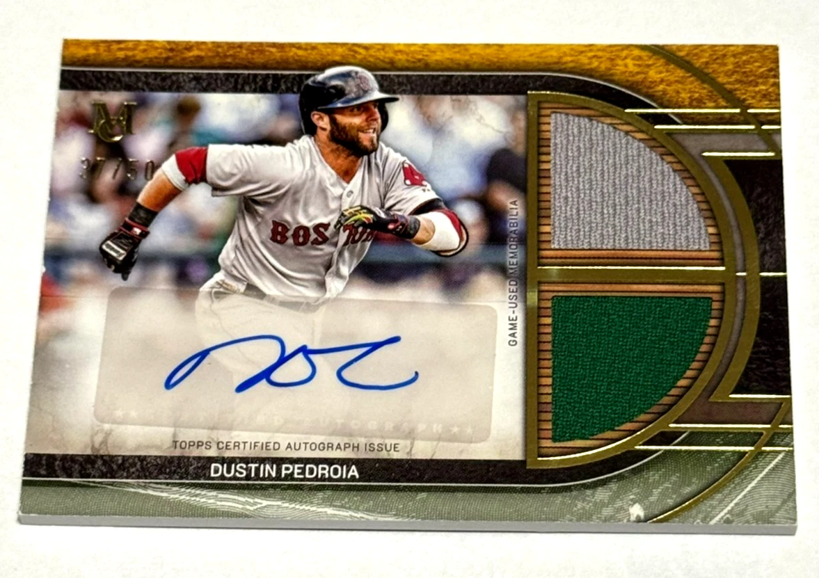Dustin Pedroia Autograph Baseball Trading Cards for sale | eBay