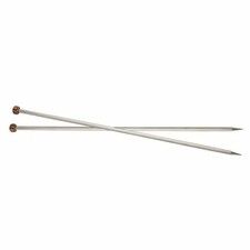 Knit Pro Nova Metal Single-Ended Knitting Pins (40cm x 3.75mm)