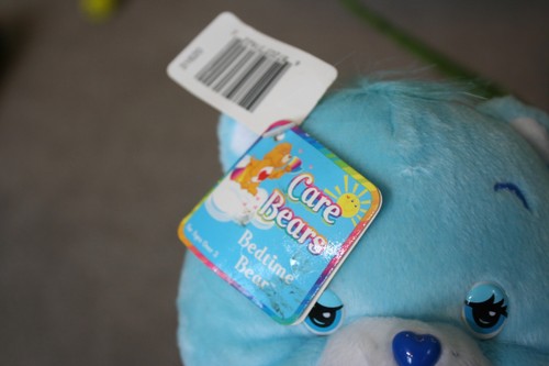 Osos de peluche Kenner de 10" de los años 80 Care Bears Blue Bedtime con etiquetas - Imagen 2 de 5