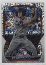 2023 Bowman Draft Chrome Sparkle Refractor Christian Knapczyk #BDC-180 4a7