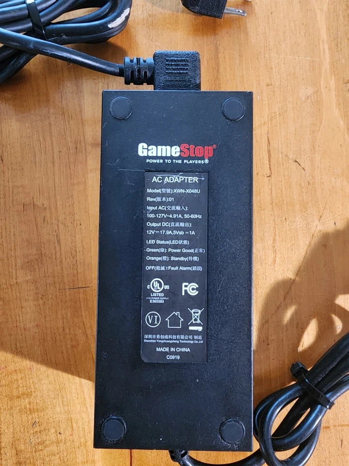 Game Stop Microsoft Xbox One Power Supply AC Adapter Model XWN-X048U Tested Work - Image 2 of 4