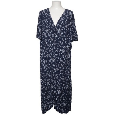 Forever New, Kleid, Größe: 50, model: curve, Blau/Weiß, Viskose, Blumen #Cyv