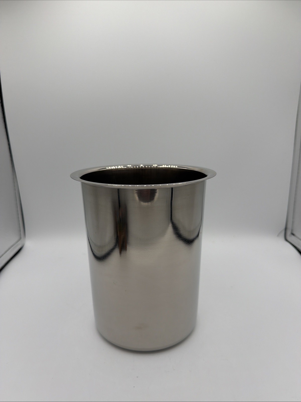 Vtg Winco Stainless Steel Bain Marie Pot 2 Quart Utensil Holder
