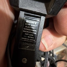 Sony ECM-939 LT Desktop Condenser Electret Microphone with Jack Adapter