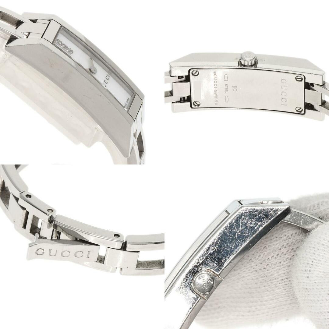 GUCCI 110 Rectangular Face 3P Diamond Ladies Anal… - image 7